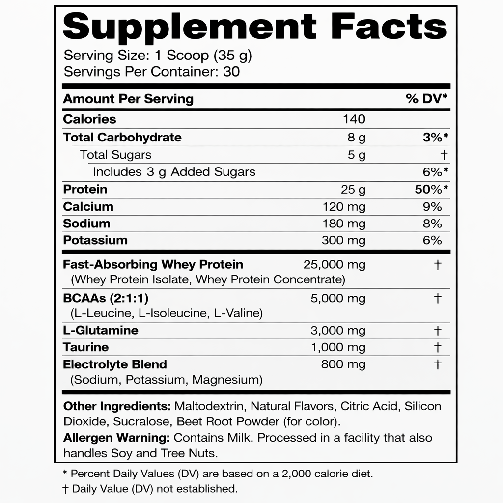 Nutryx Post-Workout Recovery